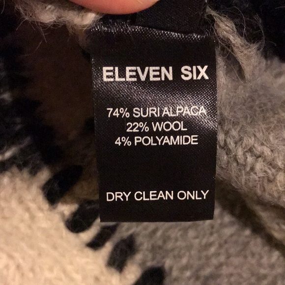 ELEVEN SIX Patchwork Alpaca Sweater - Picture 11 of 11